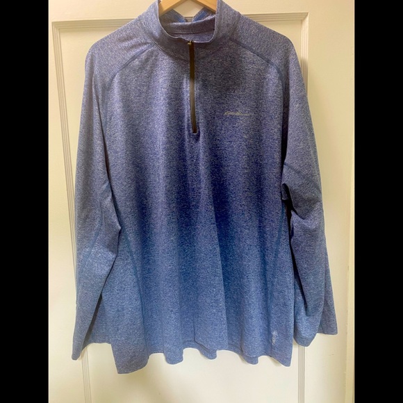 Eddie Bauer men’s 2XL quarter zip long sleeve pull over